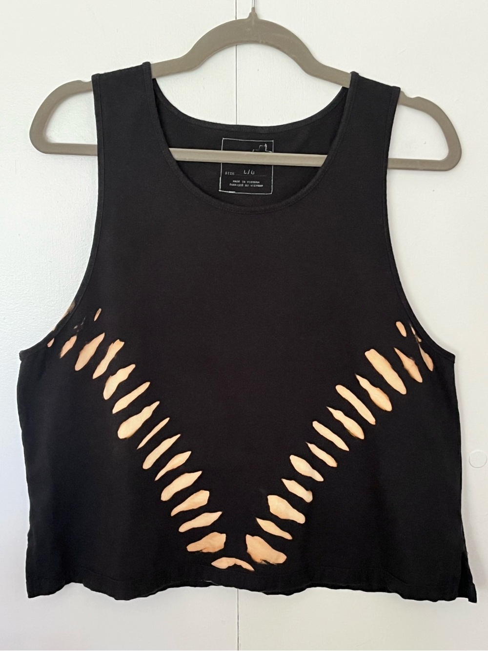 Free People Cropped Tie Dye Tank Size L